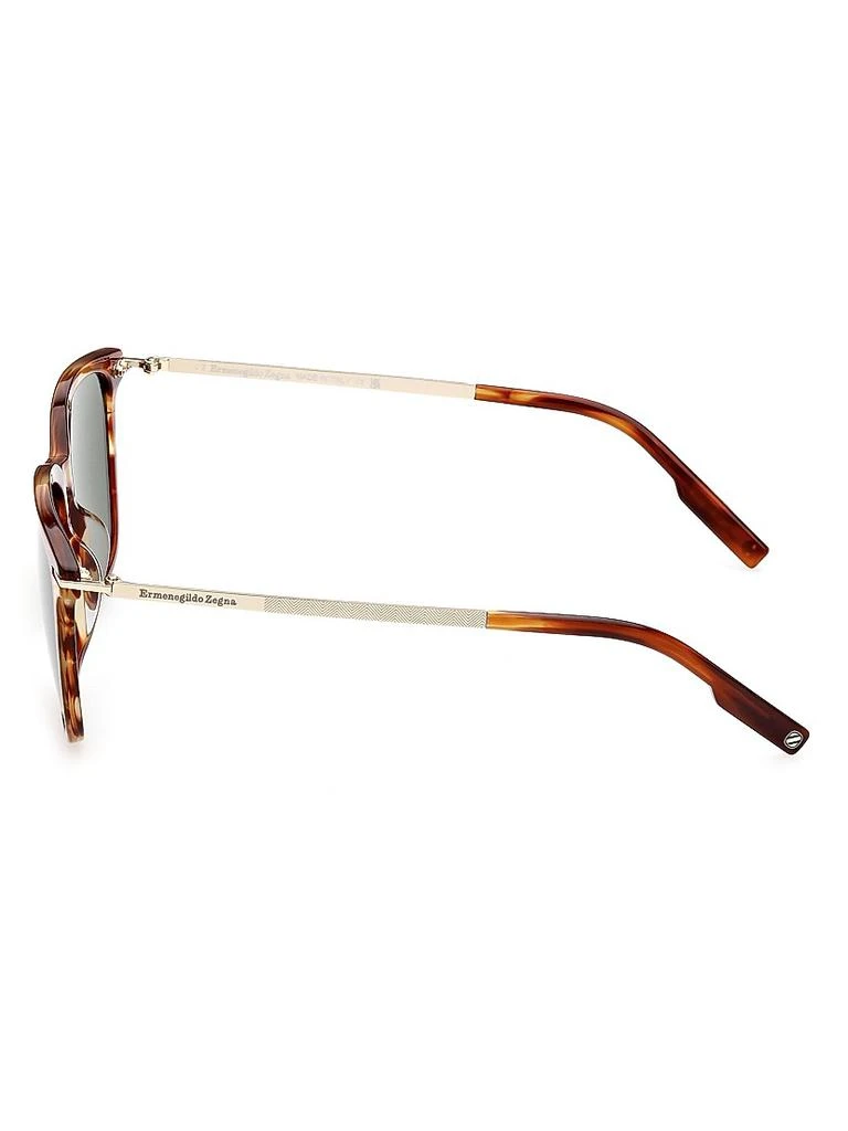 Zegna 60MM Square Sunglasses 4