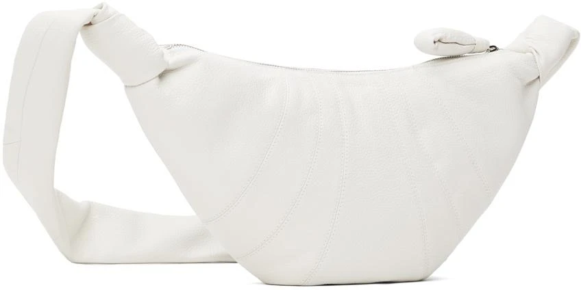 Lemaire White Small Croissant Bag 3