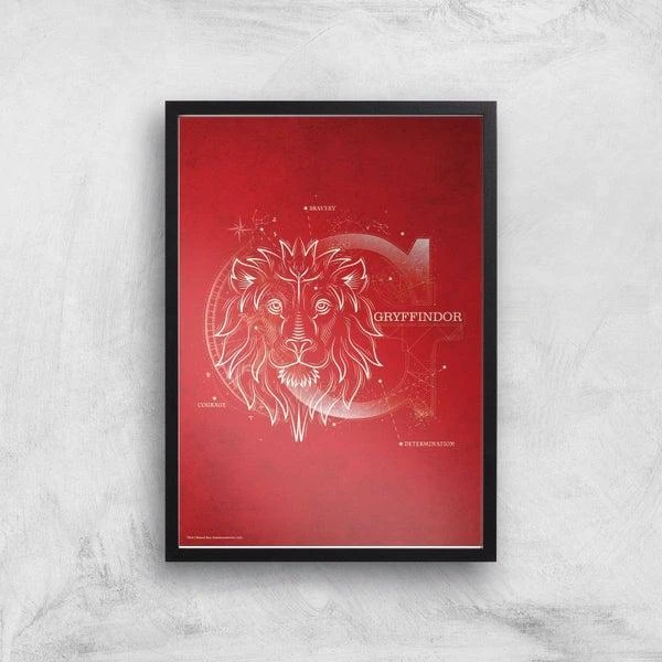 Original Hero Harry Potter Gryffindor Giclee Art Print