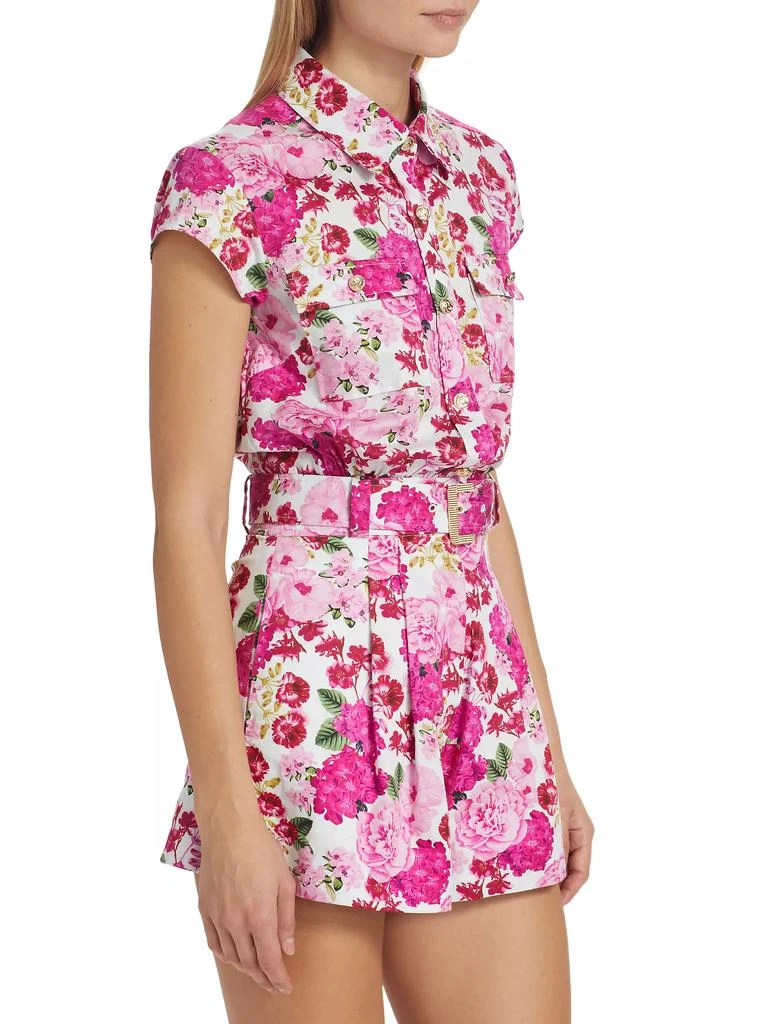 Generation Love Morgan Floral Poplin Romper 4