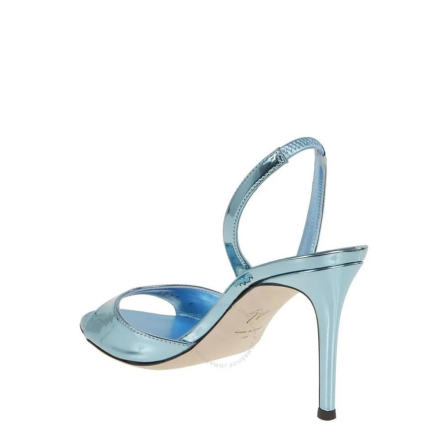 Giuseppe Zanotti Basic 85 Slingback Metallic Sandals 3
