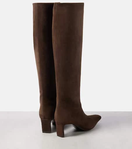 Khaite Ona 55 suede knee-high boots 2