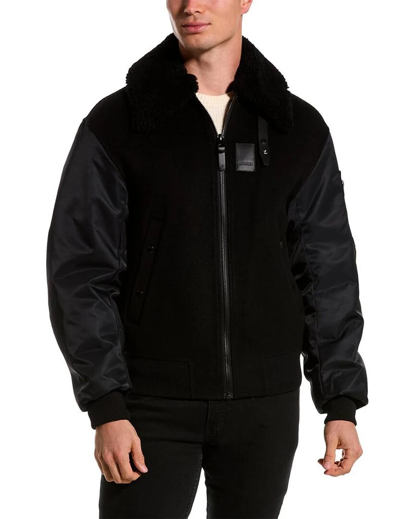 Mackage Leonard Wool Bomber Jacket 3