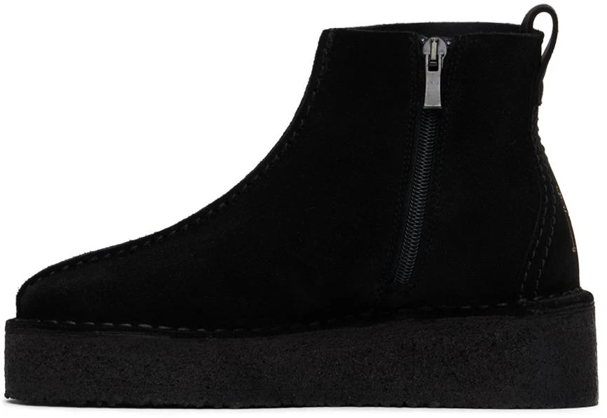 Clarks Black Trek Wedge Boots 3