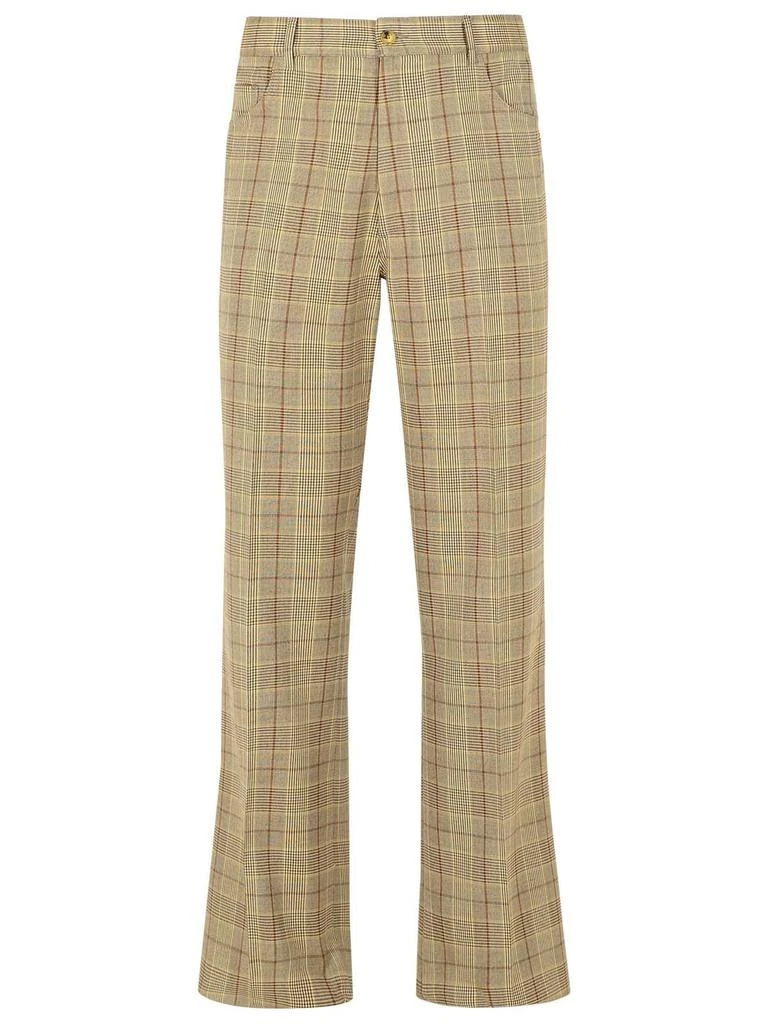AMIRI Amiri Checkedd Flared Trousers 1