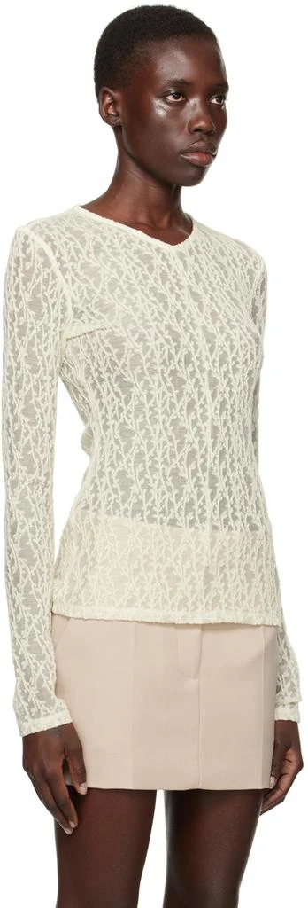 CAMILLA AND MARC Off-White Elda Long Sleeve T-Shirt 4