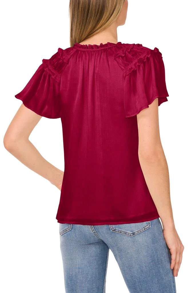 CeCe Flutter Sleeve Top 2
