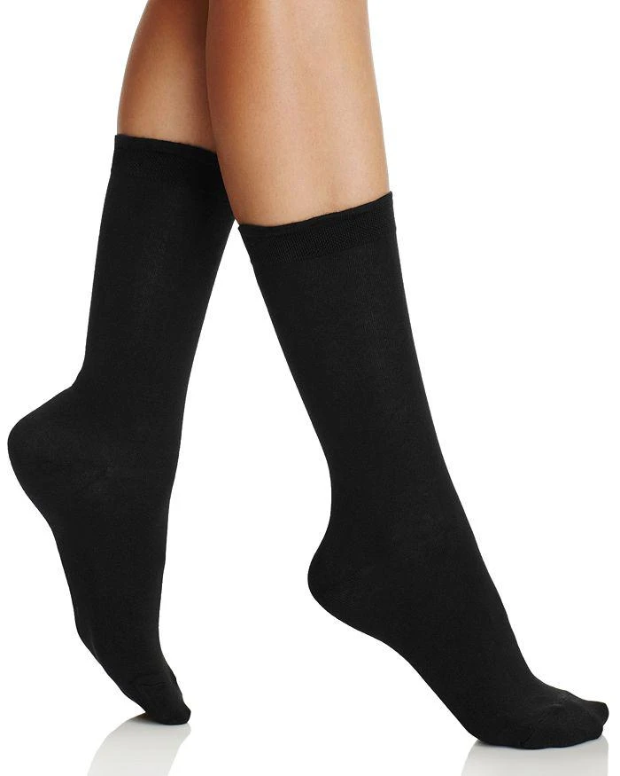 Hue Solid Femme Socks 1
