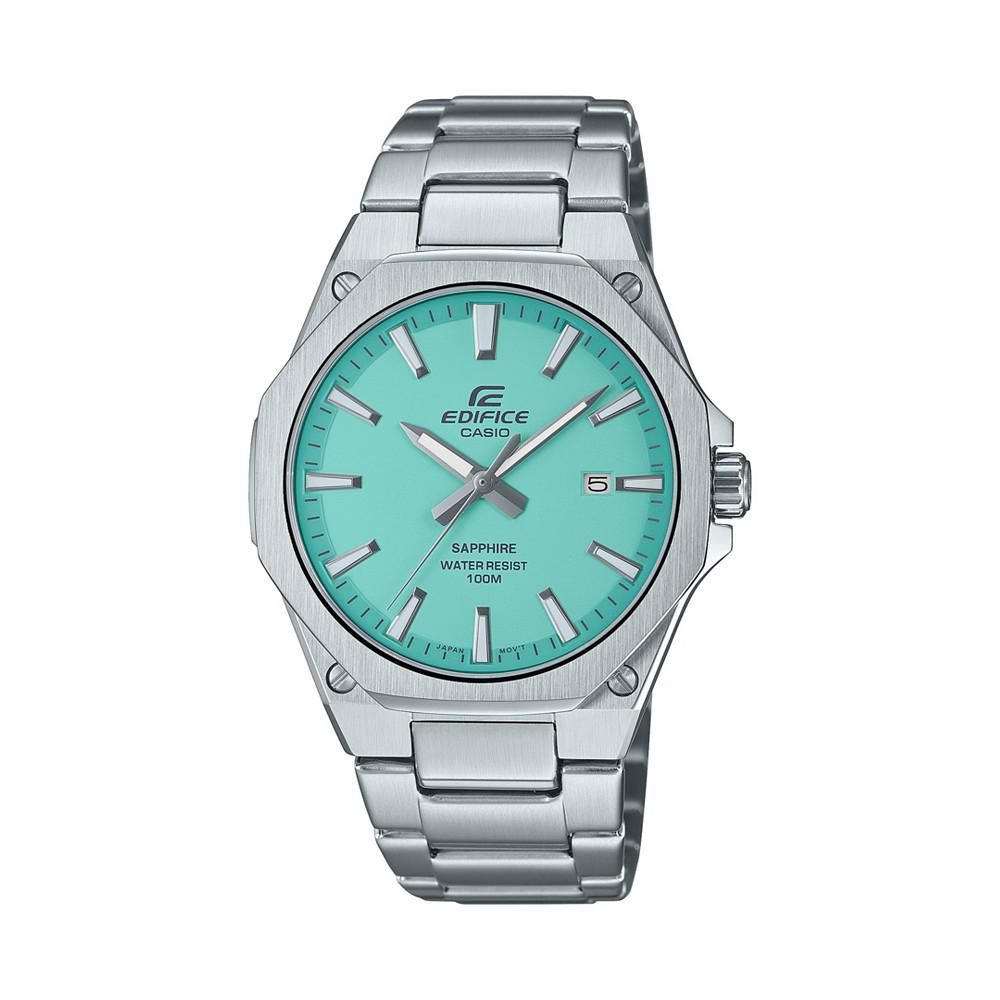 G-Shock G-Shock Men's Analog Silver-Tone Color Stainless Steel Watch, 39.9mm, EFRS108D-2BV