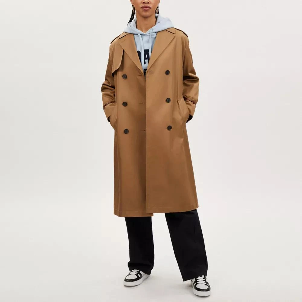 Coach Relaxed Double Breasted Trench 2
