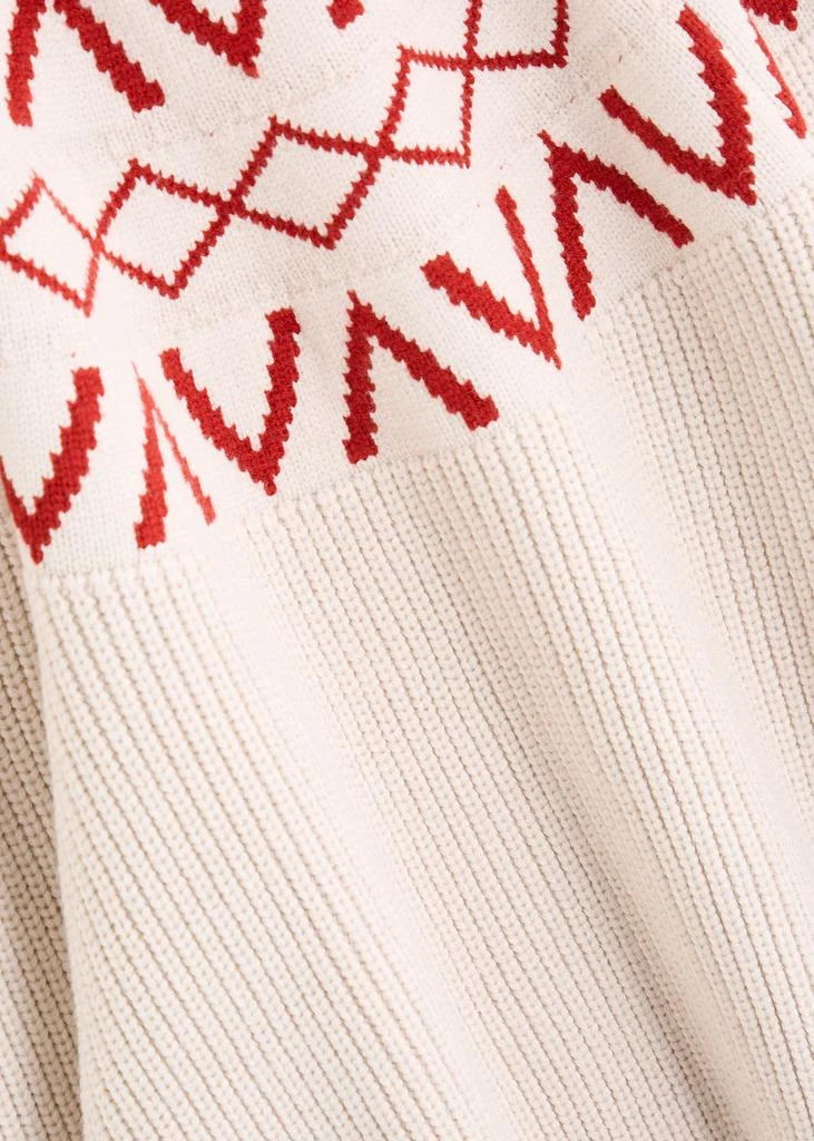 Varley Marcie Fair-Isle knitted jumper  5