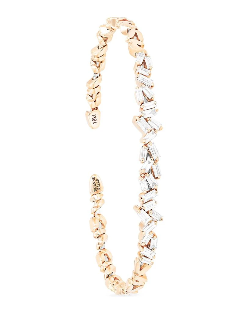 Suzanne Kalan White Gold Diamond Zigzag Bracelet 1