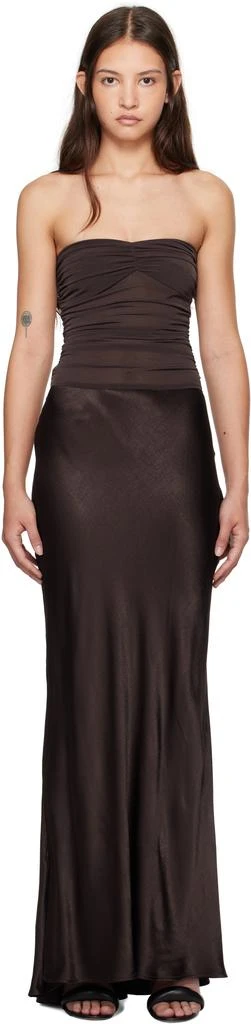 Bec & Bridge Brown Dua Strapless Maxi Dress - Dresses & Skirts - Free  Shipping - BeyondStyle