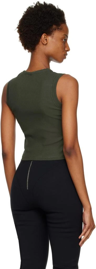 Dion Lee Khaki Hook & Eye Tank Top 3