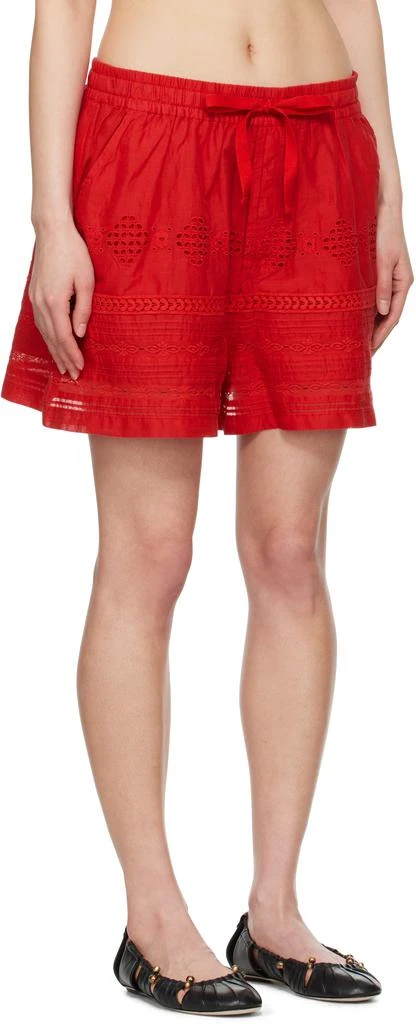 Isabel Marant Red Damina Shorts 2