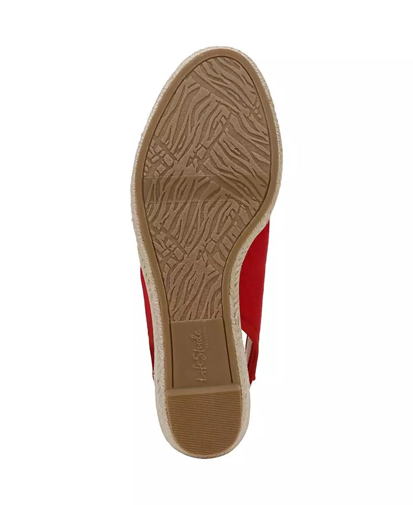 LifeStride Women's Kayden Slingback Wedge Espadrilles 5