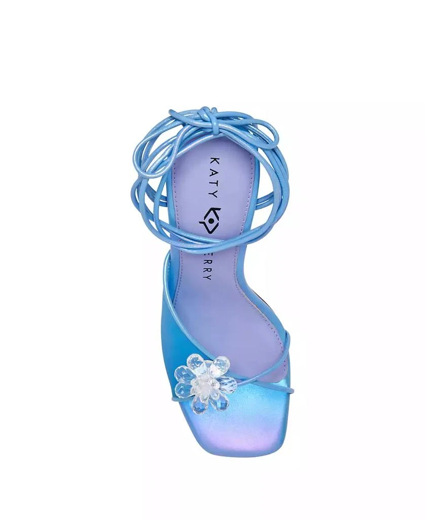 Katy Perry Women's The Vivvian Flower Lace-up Sandals 4