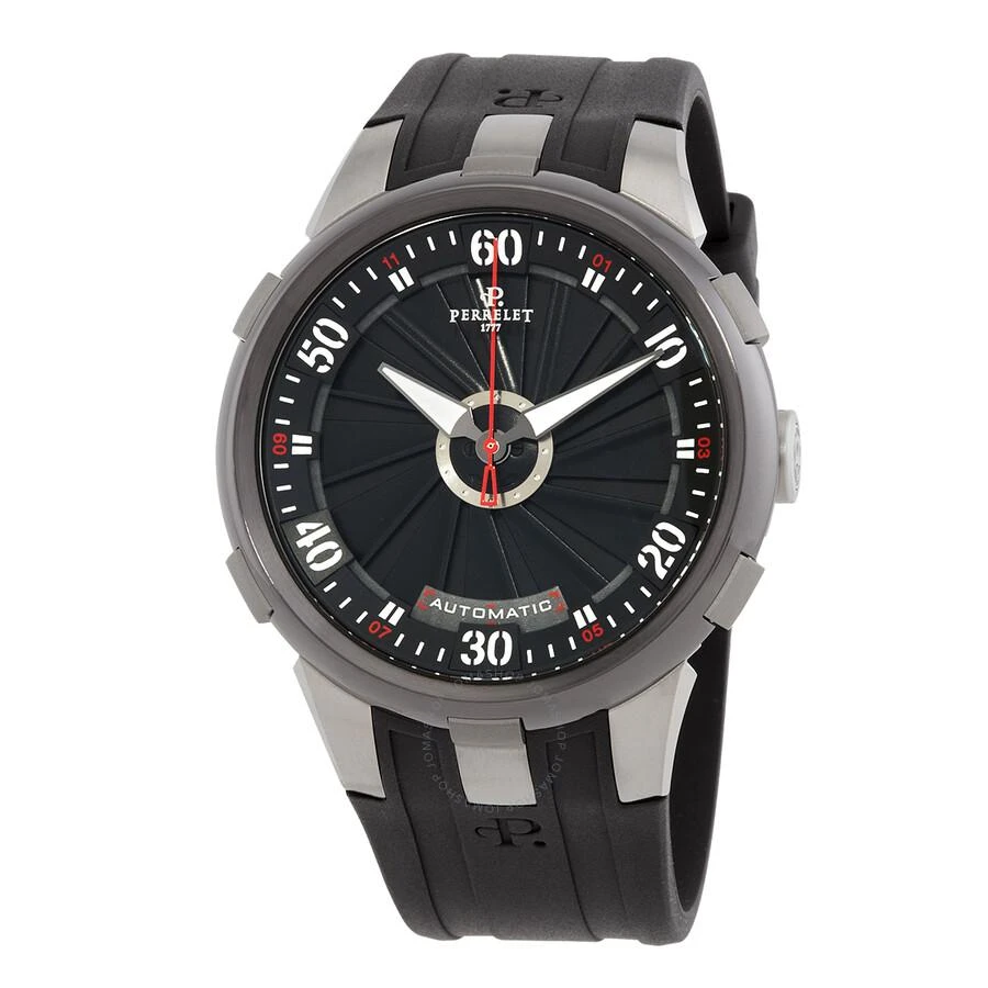 Perrelet Turbine XL Automatic Black Dial Men's Watch A1050/1 1