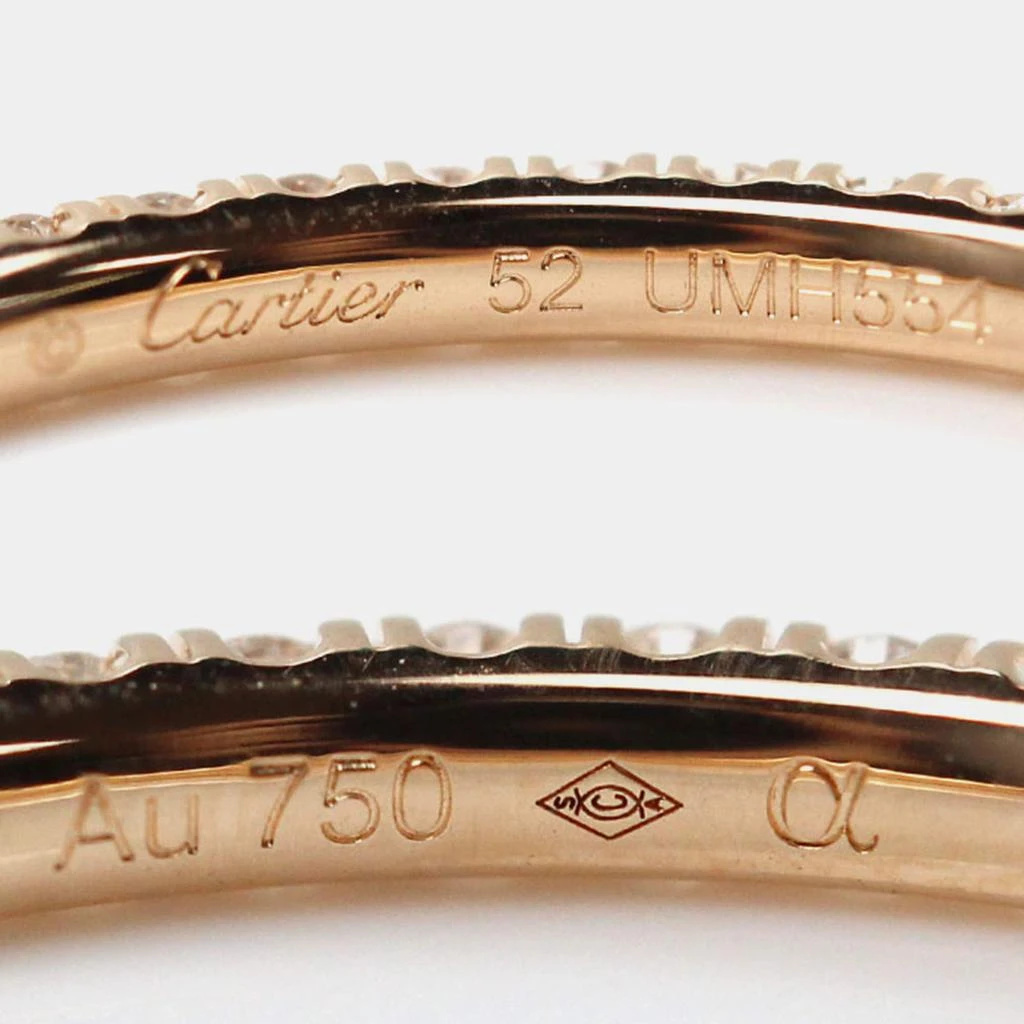 Cartier Cartier 18K Pink Gold Diamond Eternity Ring EU 52 4