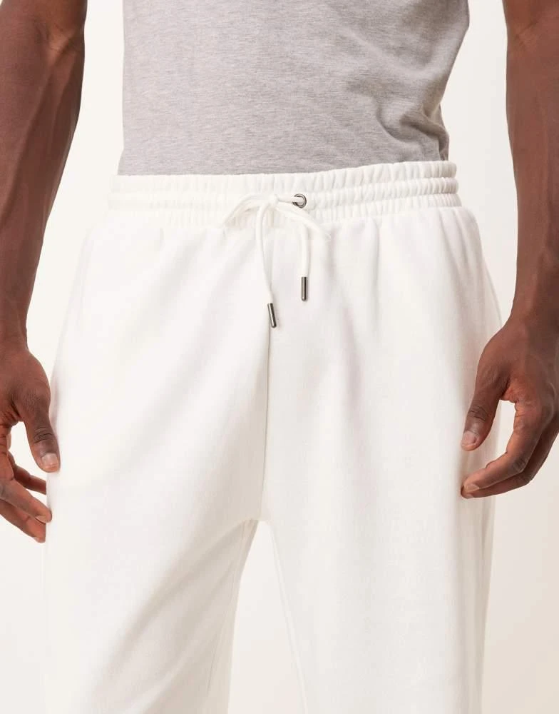Brave Soul Brave Soul Wide leg joggers in cream 4