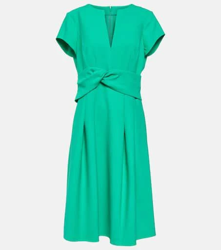 Oscar de la Renta Wool-blend midi dress 1