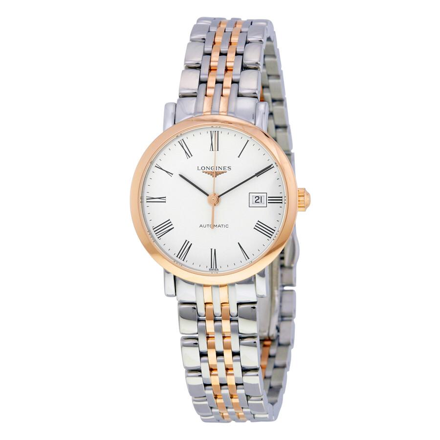 Longines Elegant Automatic White Dial Ladies Watch L4.310.5.11.7