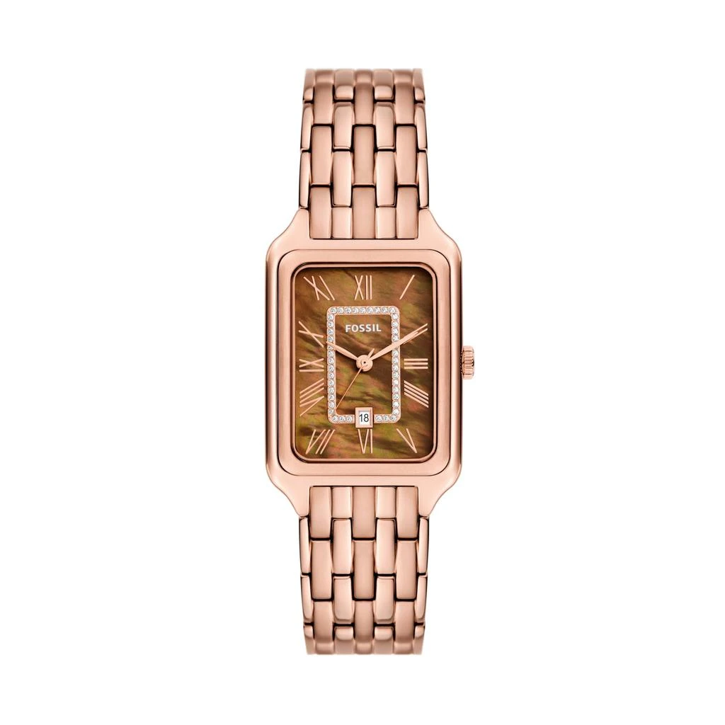 Fossil Raquel Three-Hand Date Rose Gold-Tone Stainless Steel Watch - ES5323 1