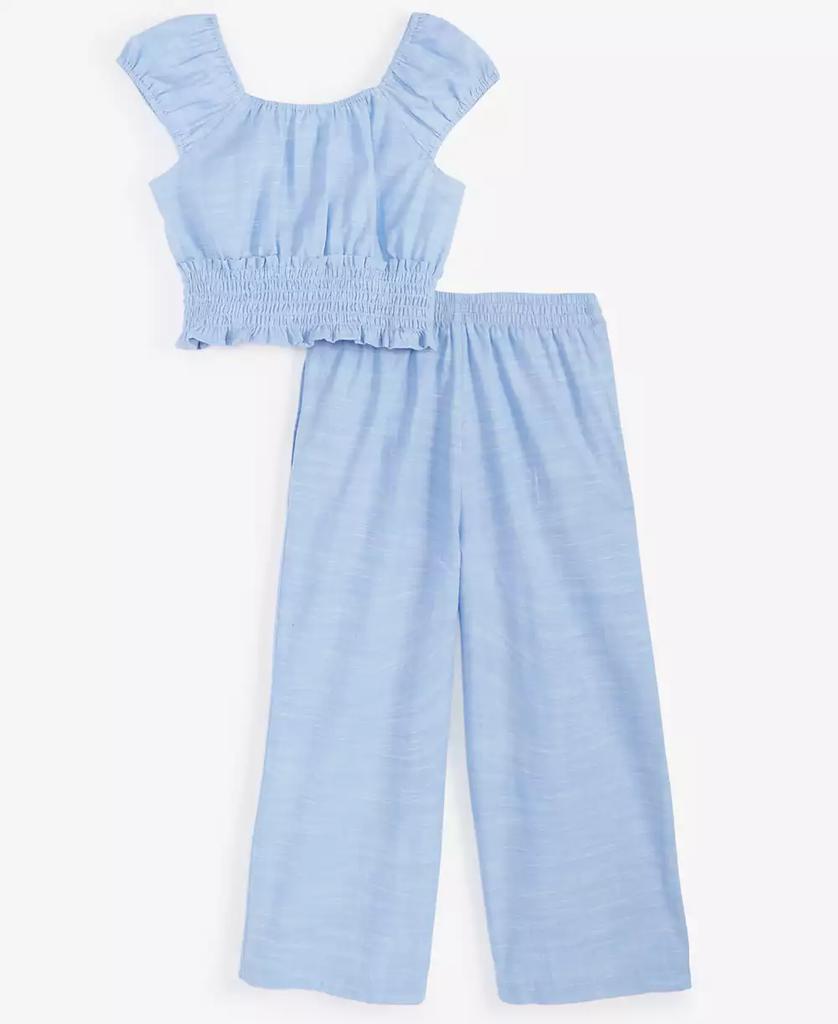 Epic Threads Little & Big Girls 2-Pc. Chambray Top & Pants Set, Exclusively at Macy's