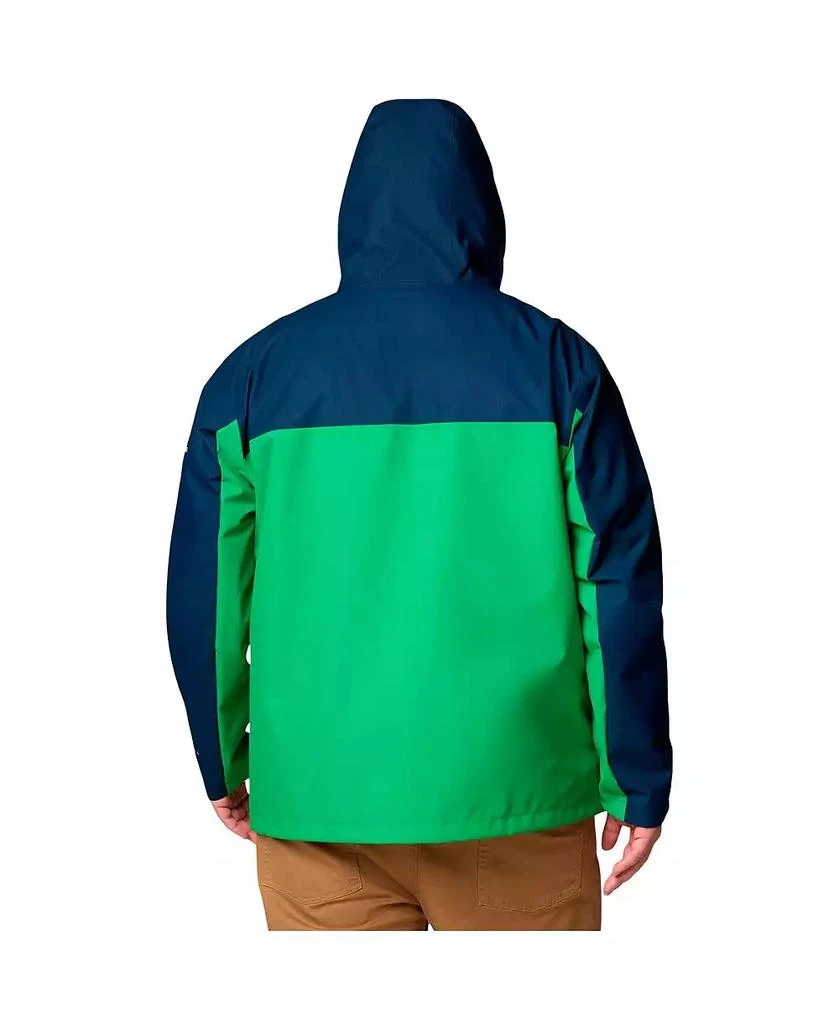 Columbia Men's Navy Notre Dame Fighting Irish Big Tall Field Bound Omni-Tech Full-Zip Jacket 2