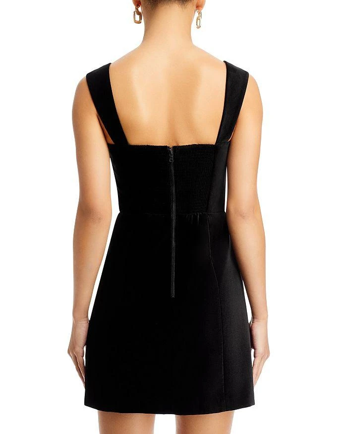 Alice + Olivia Taylum Sleeveless Velvet Mini Dress 3