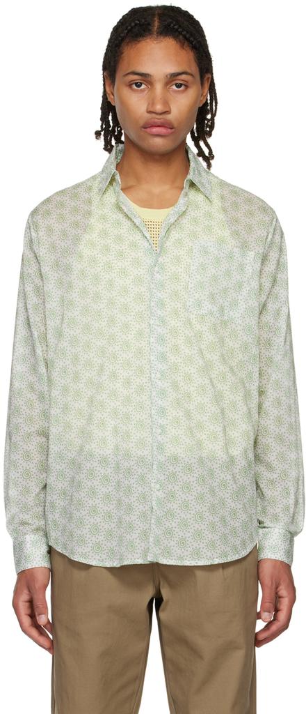 Double Rainbouu White Sundown Shirt