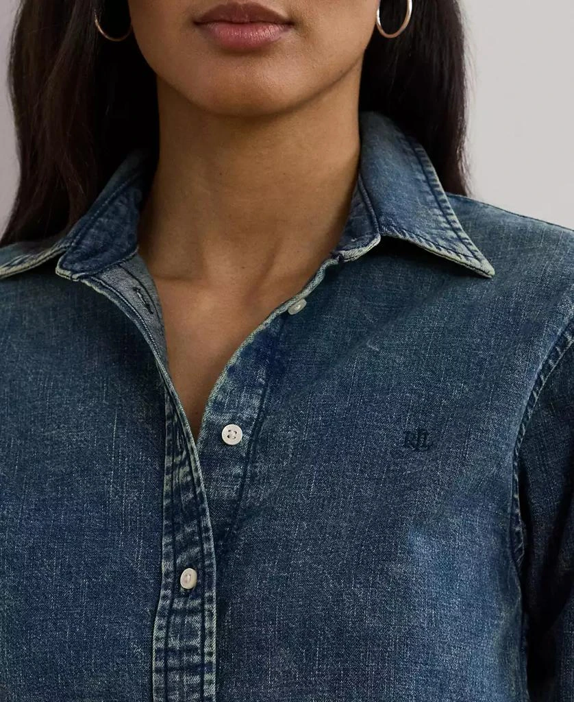 Ralph Lauren Women's Classic-Fit Denim Shirt 3