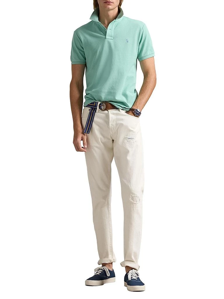 slim fit dress slacks Slim Fit Ribbed Short Sleeve Shirt  Perry Ellis