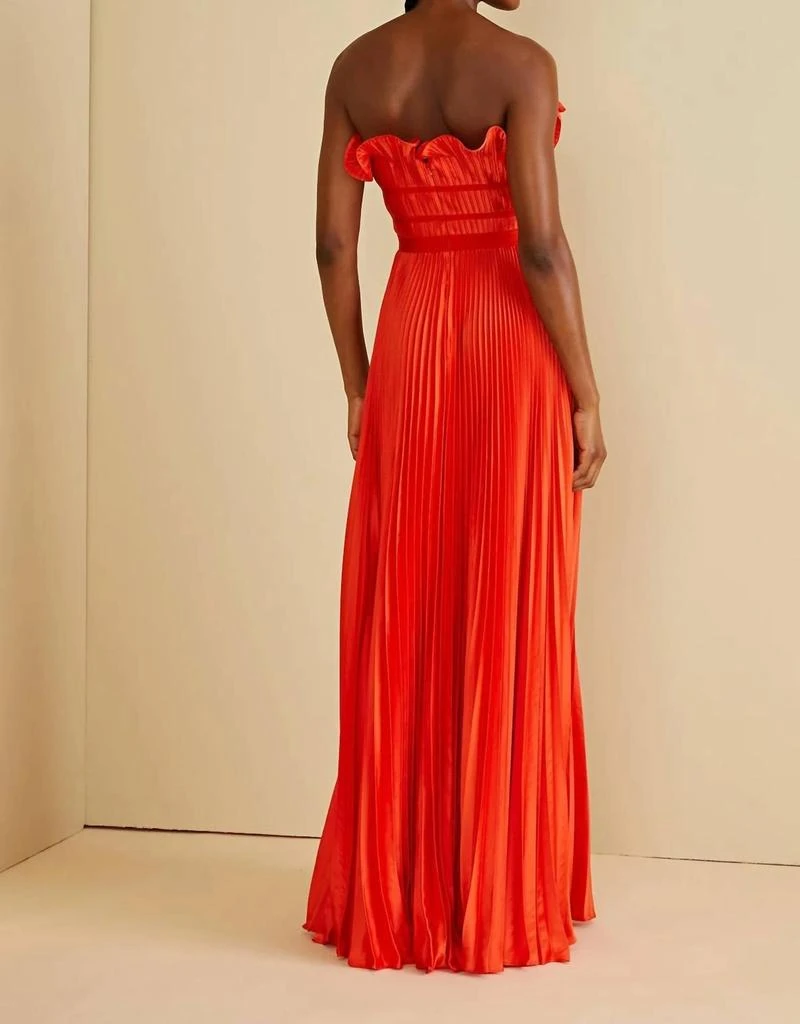 AMUR Amur - Losey Ruffle Neck Gown 3