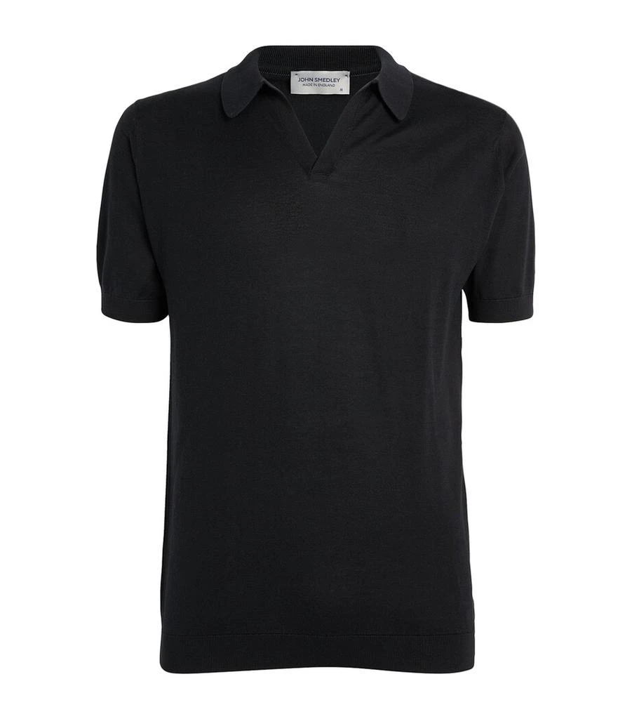 John Smedley Merino Wool Polo Shirt 1