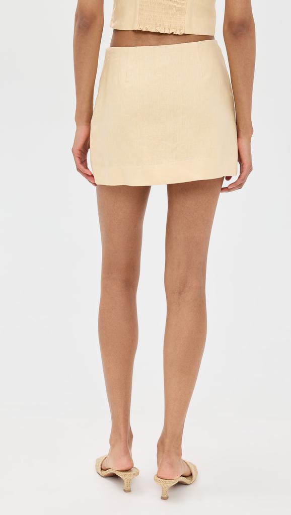 Reformation Ren Linen Skirt