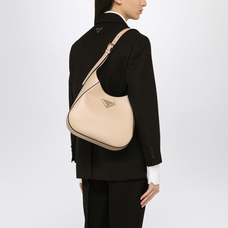 バッグ・カバンその他 Prada Travertine-coloured leather shoulder bag Prada Travertine-coloured leather shoulder bag - Shoulder