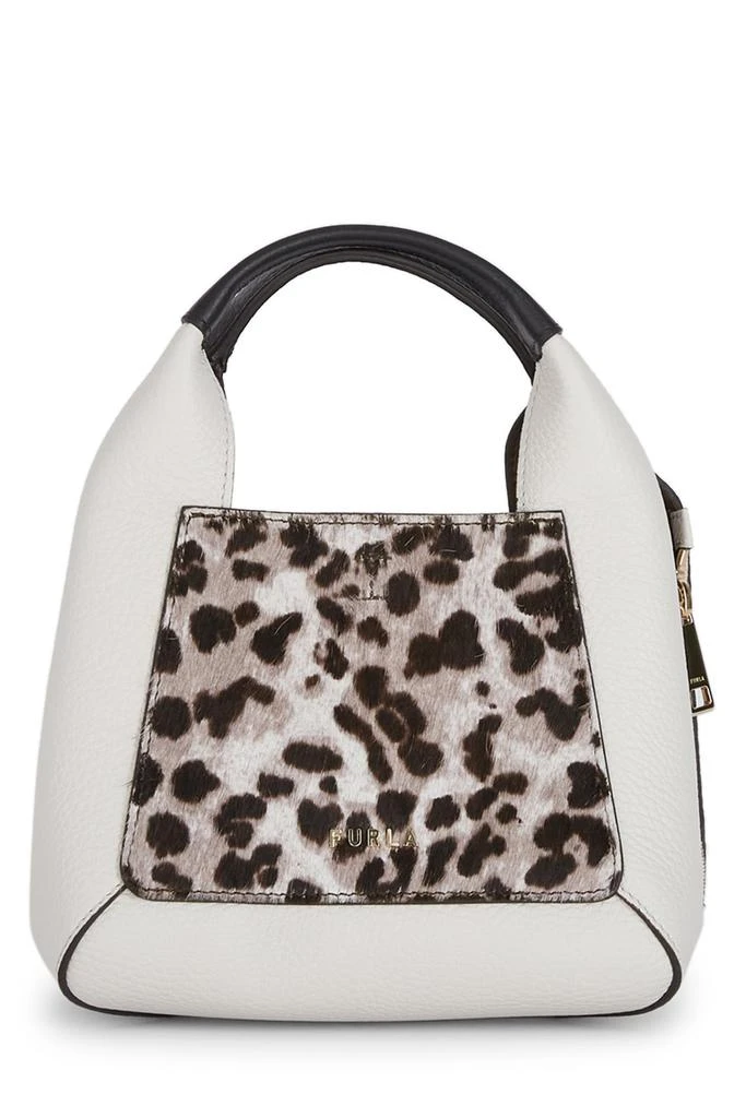 Furla Furla Logo Palque Leopard Printed Tote Bag 1