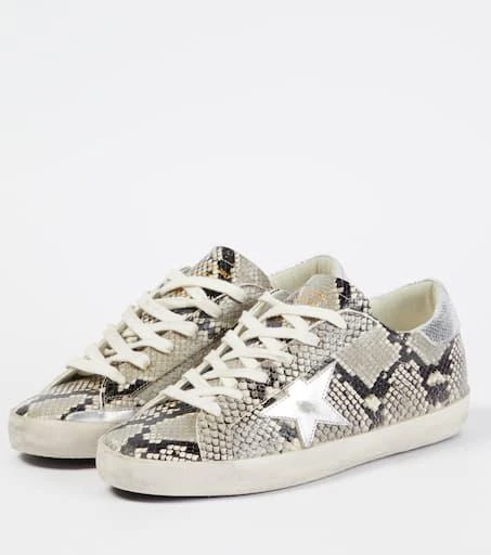 Golden Goose Super-Star snake-effect leather sneakers 5