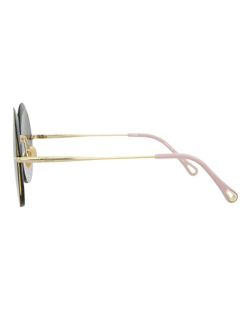 Chloé Round-Frame Metal Sunglasses 3