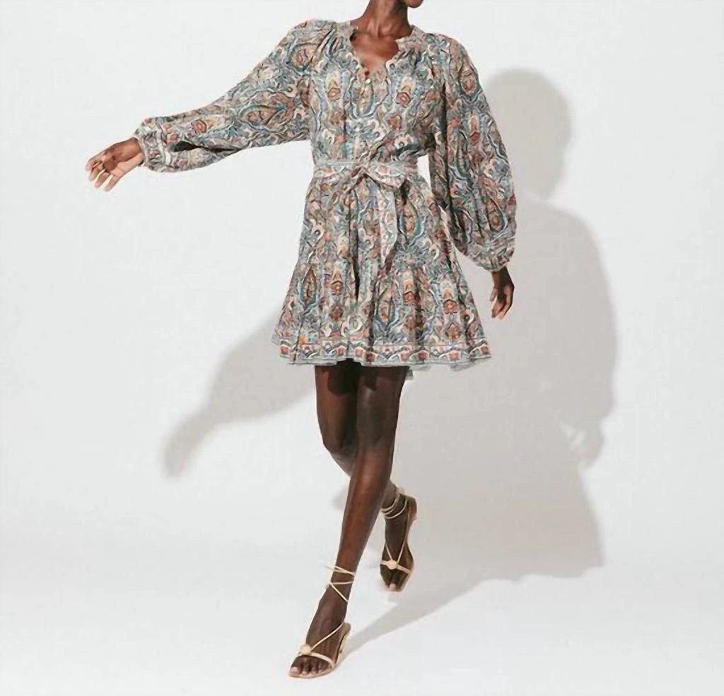 Cleobella Gabriela Mini Dress In Meadow 2