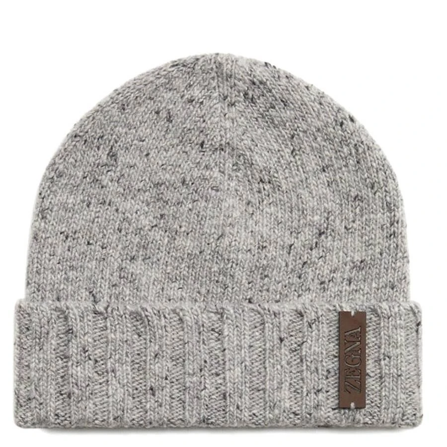 Ermenegildo Zegna Ermenegildo Zegna Grey Oasi Cashmere Beanie 1