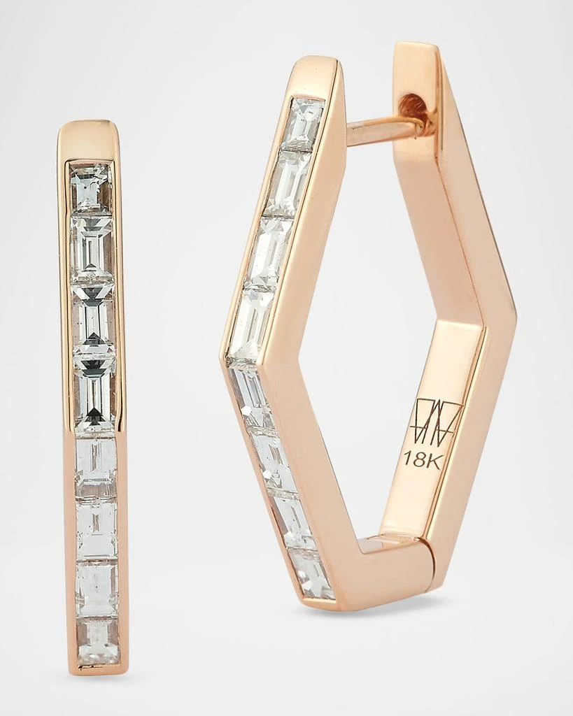 Walters Faith 18K Pink Sapphire and Rock Crystal Drop Earrings