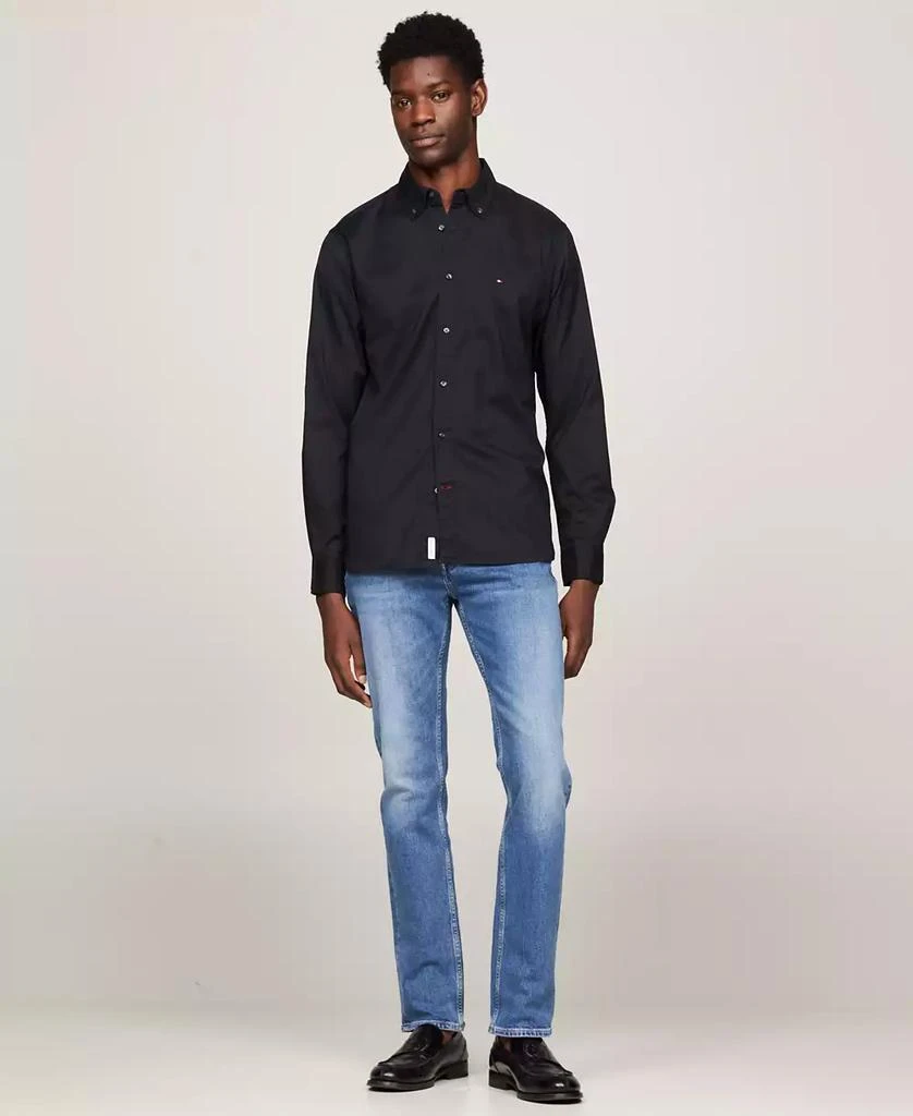 Tommy Hilfiger Men's Poplin Long Sleeve Button-Down Shirt 3