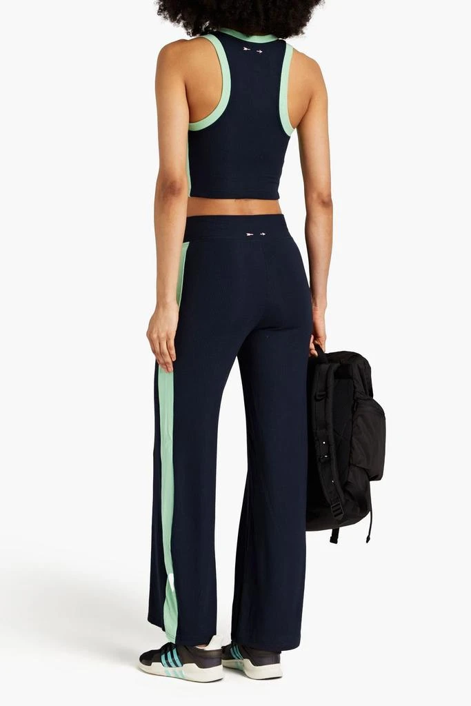 The Upside Solstice Monte cropped ribbed stretch-modal tank 3