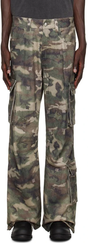 Misbhv Khaki Camouflage Cargo Pants 1