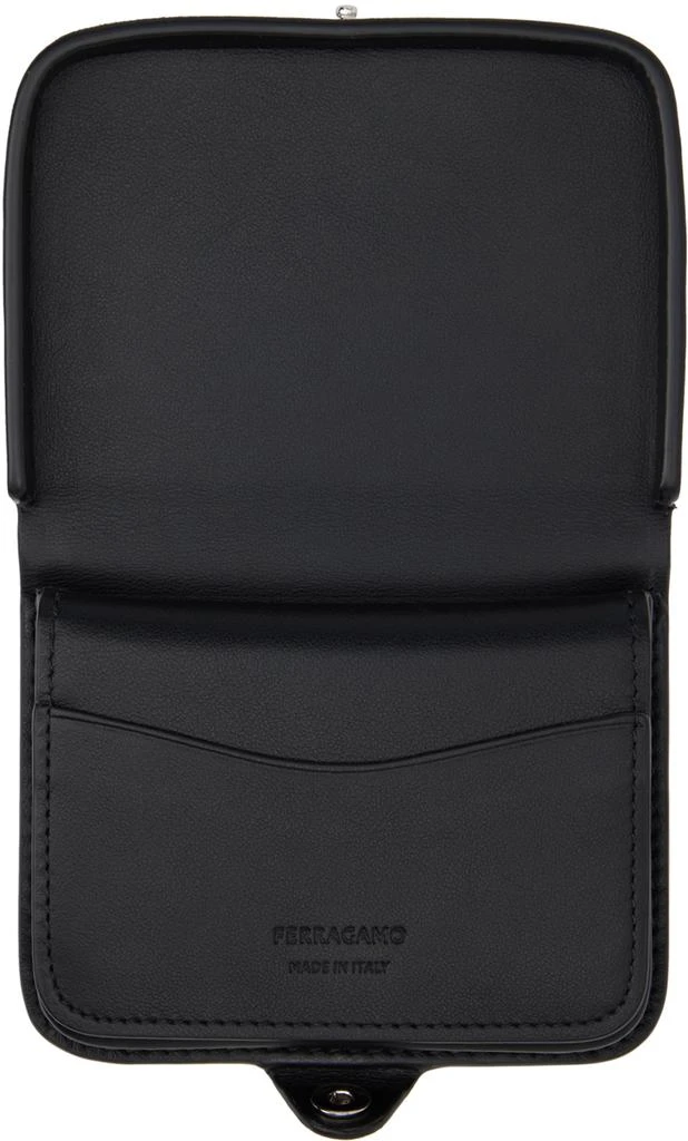Salvatore Ferragamo Black Coin Pocket Wallet 3