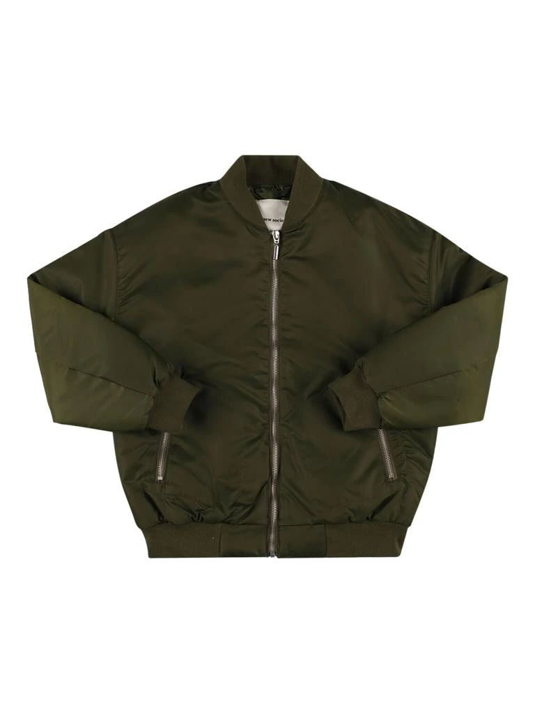 THE NEW SOCIETY Eco-friendly Nylon Bomber Jacket