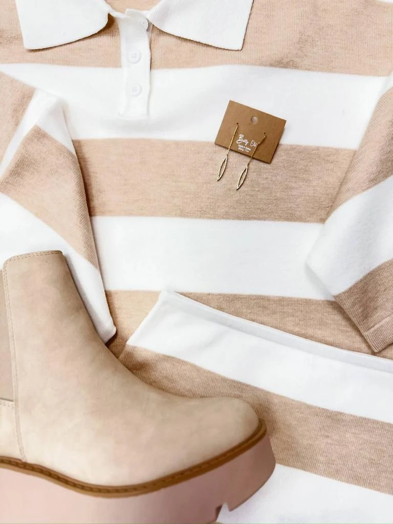 LE LIS Le Lis - Not Just Average Striped Sweater Set 4
