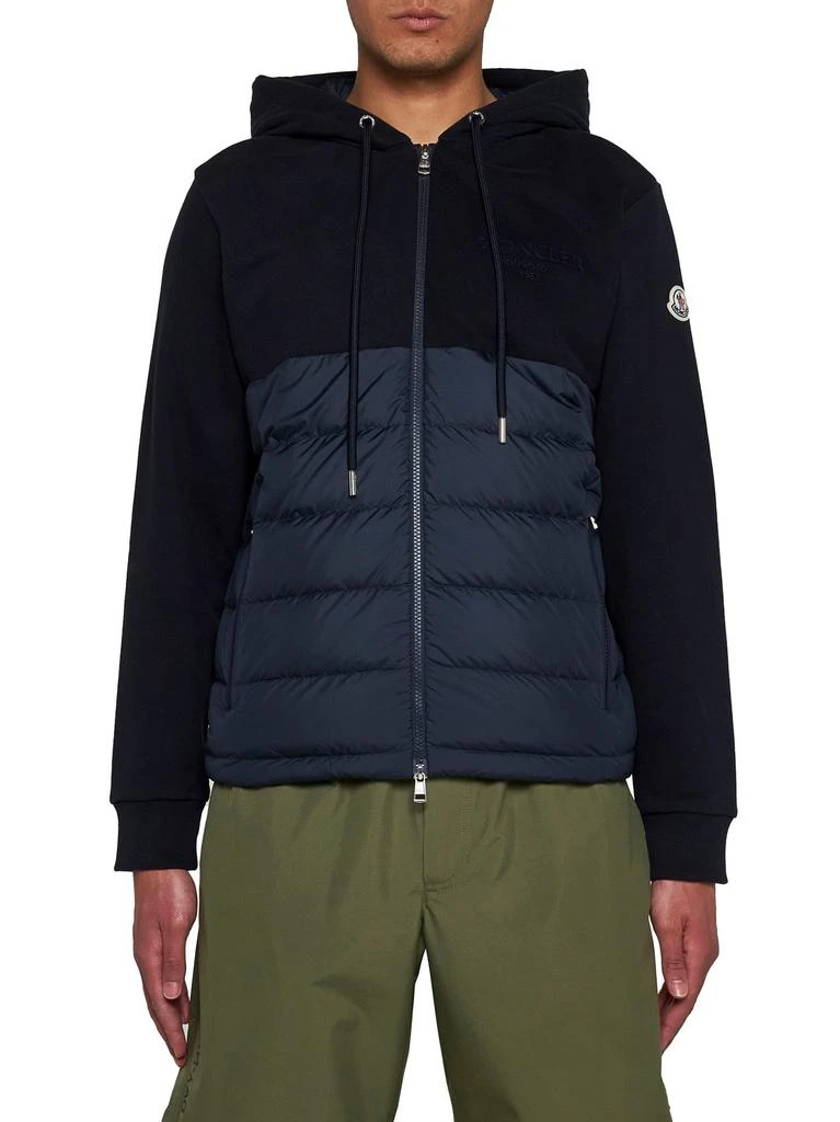 Moncler Moncler Logo Embroidered Padded Hoodie 4